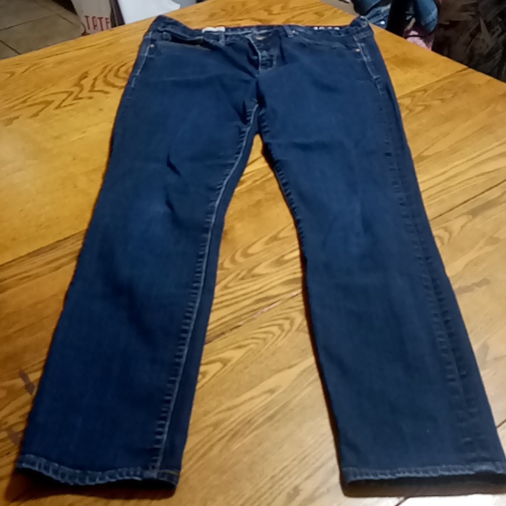 GAP JEANS Womens 31 ALWAYS SKINNY BLUE  Preowned  Denim DARK